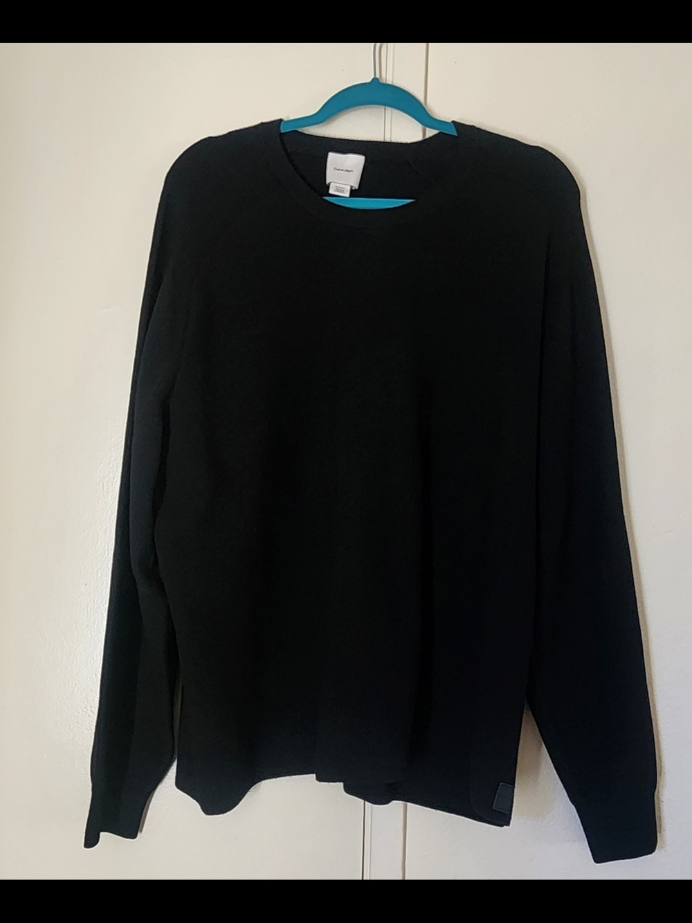 Calvin Klein Men’s Black Crewneck Sweater